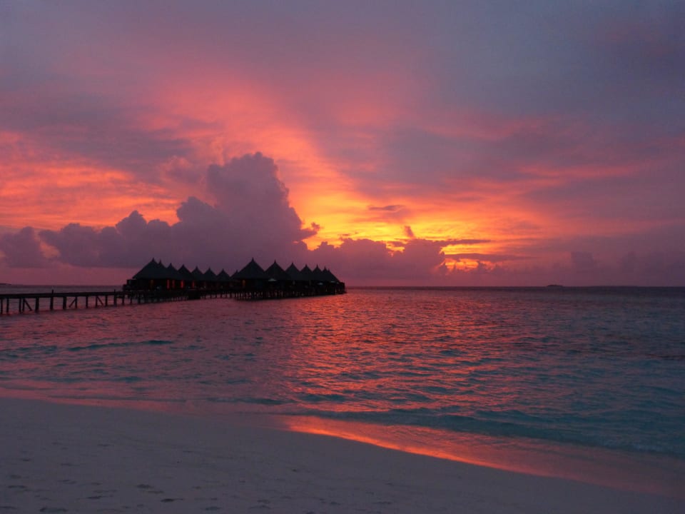 Sonnenuntergang Angaga Island Resort