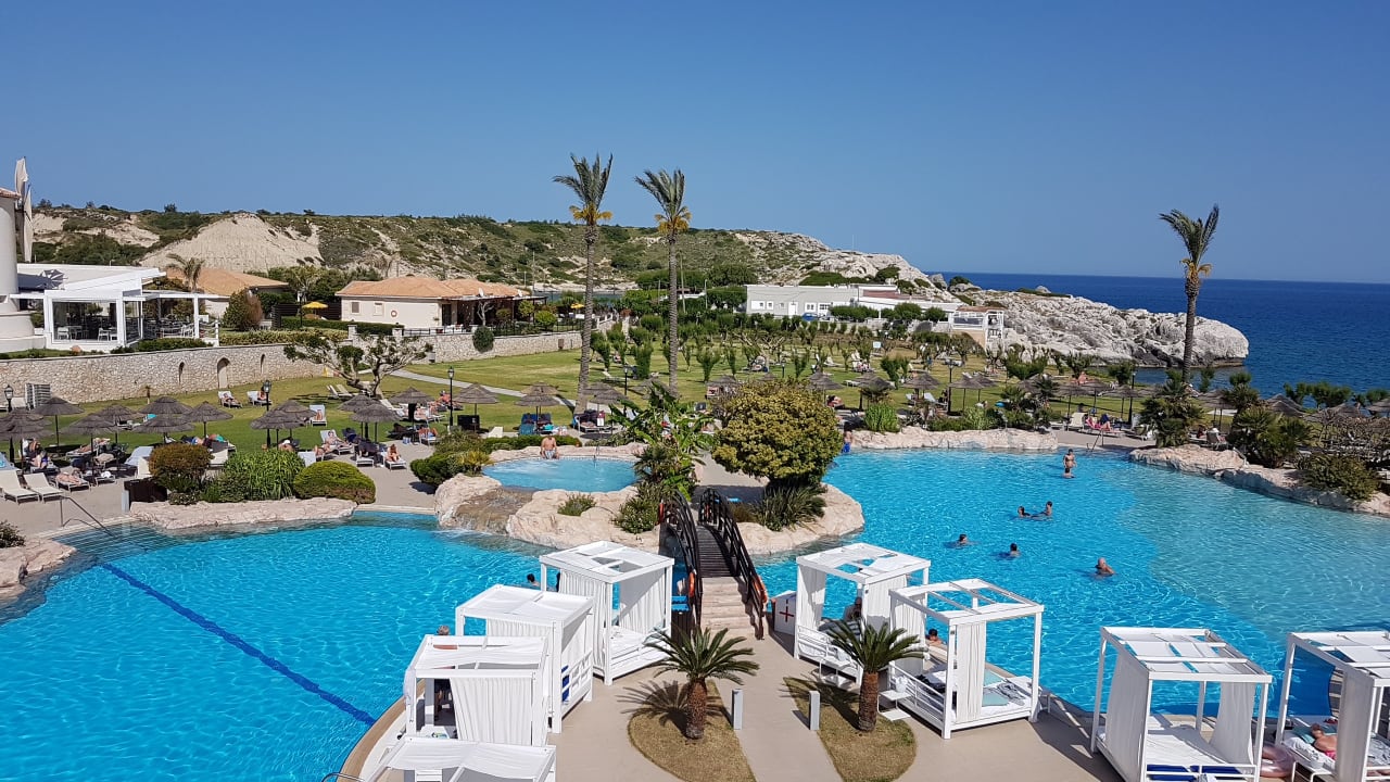 "Blick von oberer Bar" Atlantica Imperial Resort (Kolymbia