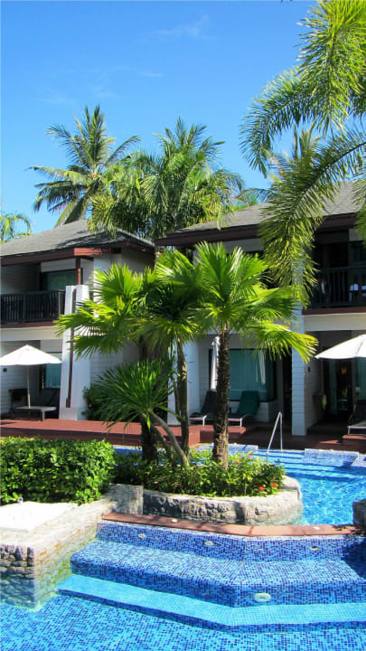 Ausblick vom Pool-Access-Zimmer La Flora Khao Lak