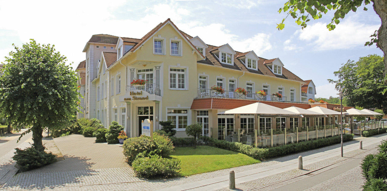 Hausansicht Hotel Am Strand