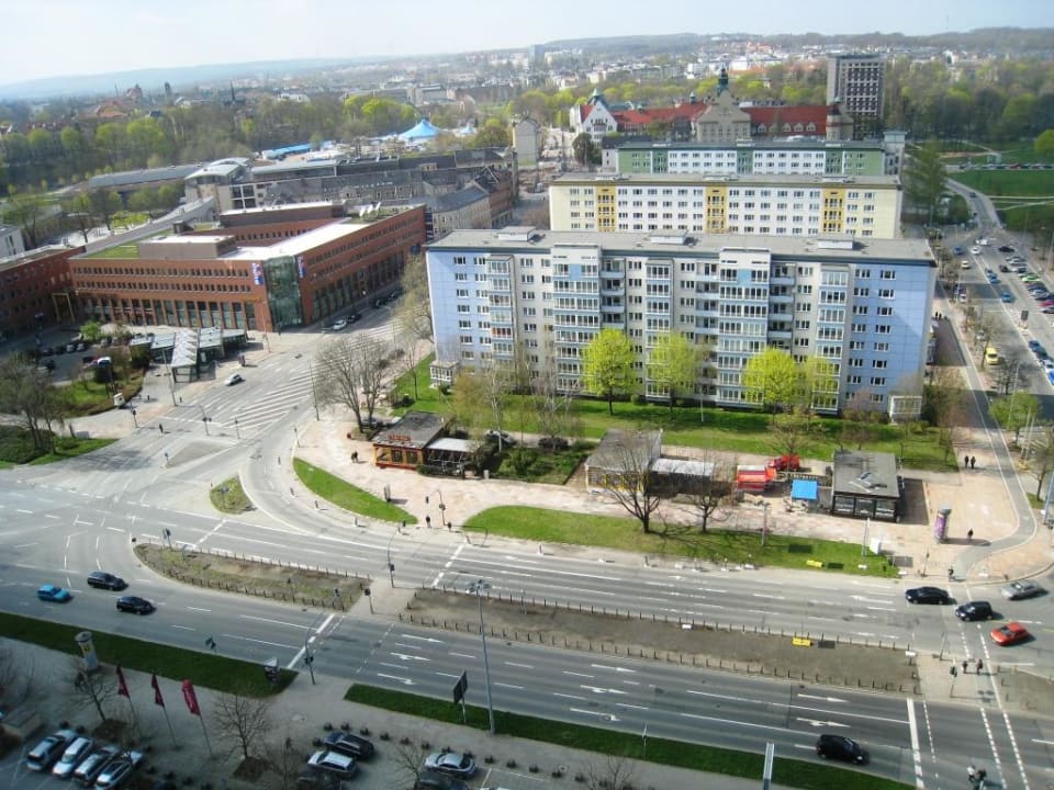 Ausblick 18. Etage Congress Hotel Chemnitz