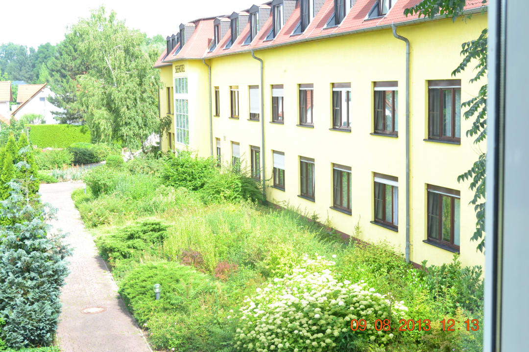 Blick vom 1.Stock auf den Seitenflügel Seehotel Brandenburg a.d. Havel