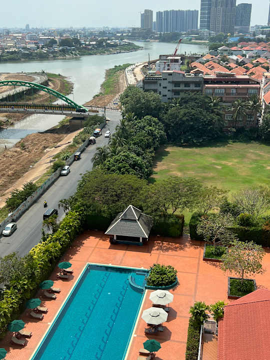 Ausblick Hotel Sofitel Phnom Penh Phokeethra