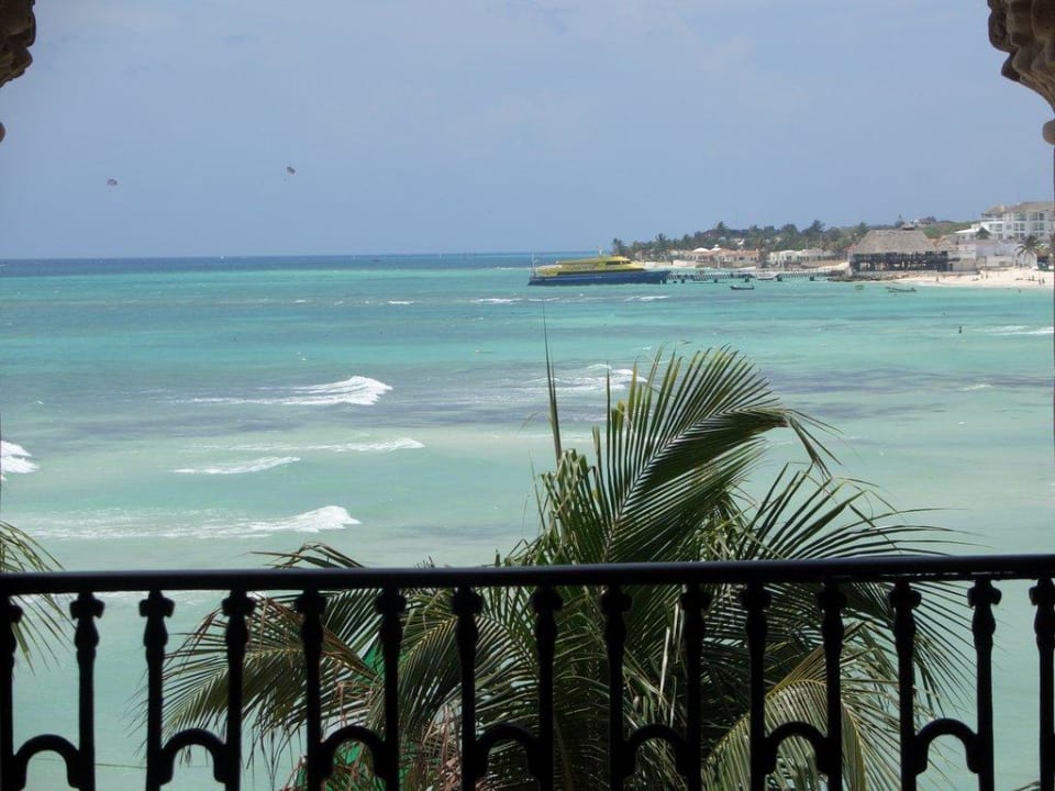 Blick vom Balkon Wyndham ALLTRA Playa del Carmen