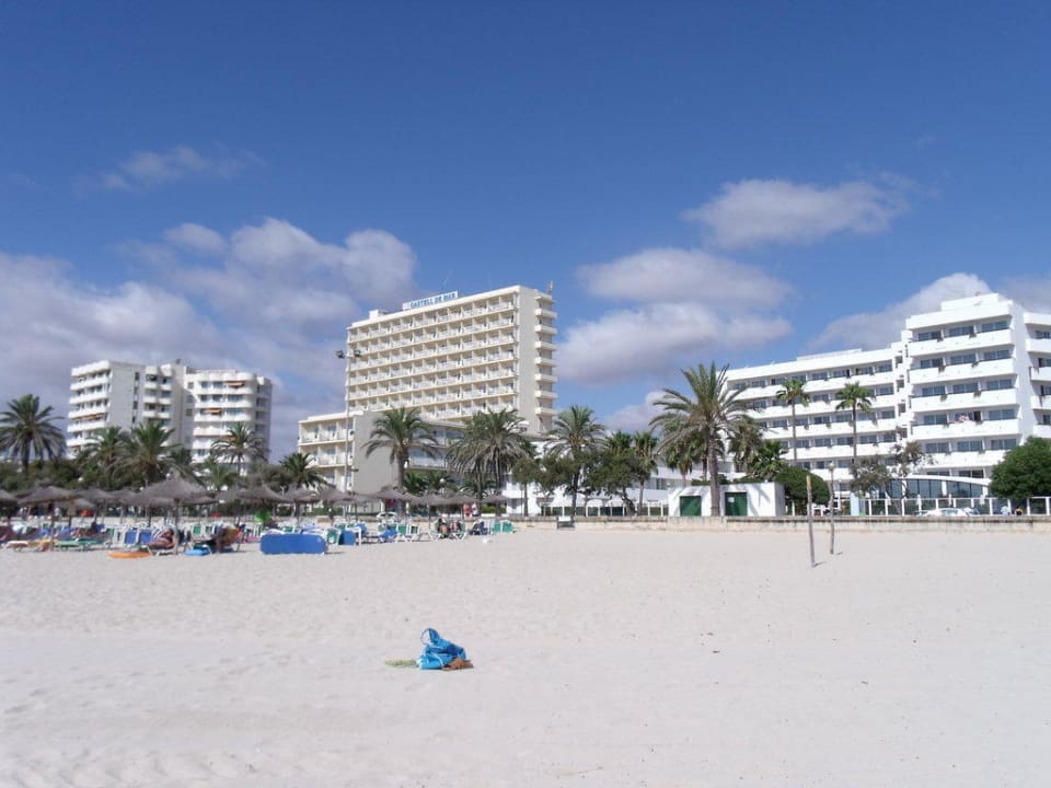 Das Hotel vom Strand aus Hipotels Hipocampo