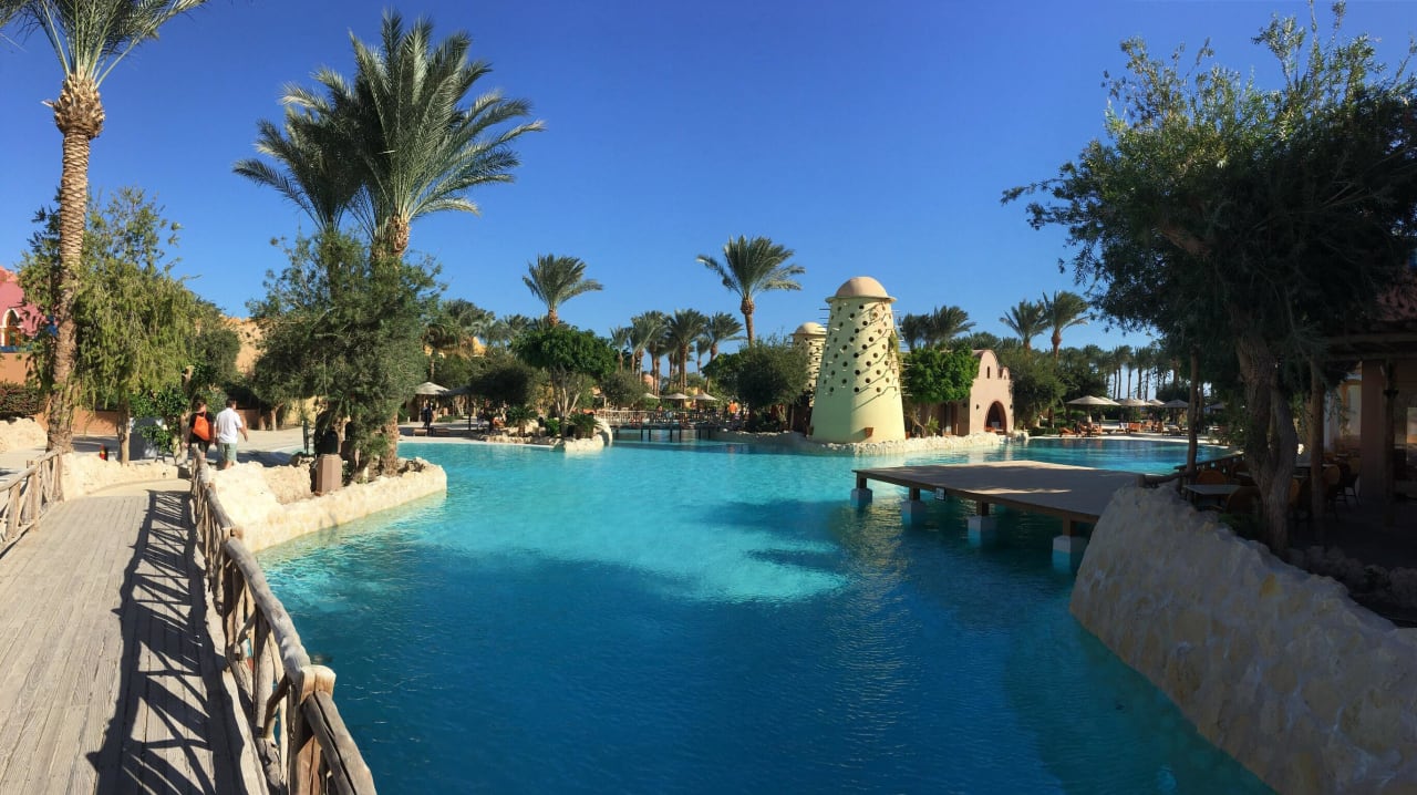 Pool im Dezember beheizt Grand Makadi