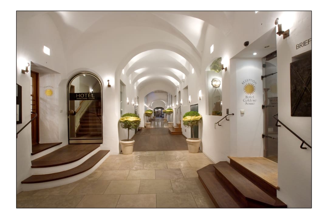 Lobby Hotel Goldene Sonne