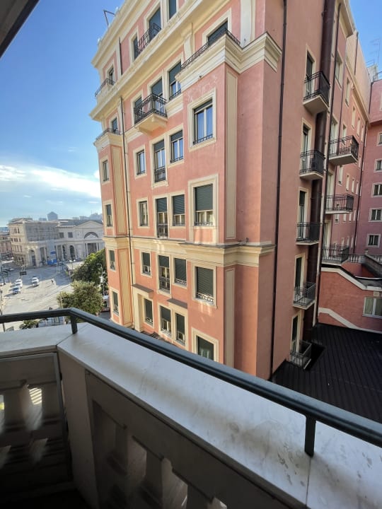Ausblick Hotel Continental Genova