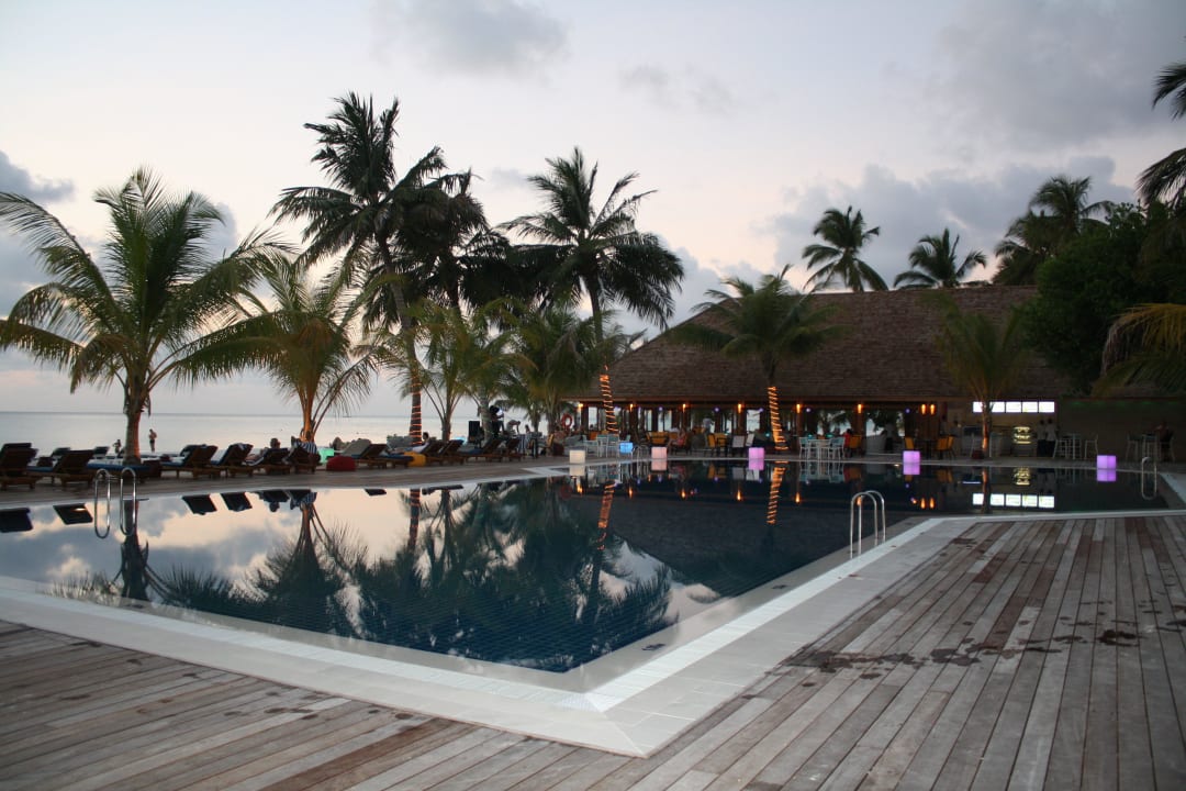 Dhoni Bar Pool Meeru Maldives Resort Island