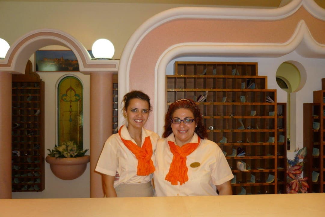Rezeption - Maria und Sina Hotel Kalithea Horizon Royal