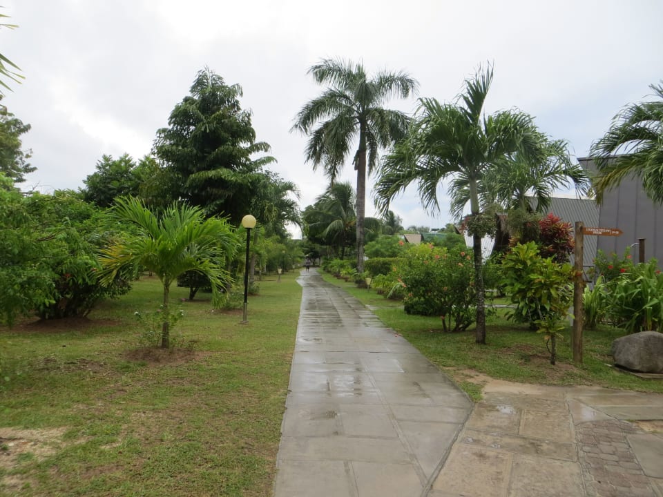 Gartenanlage La Digue Island Lodge