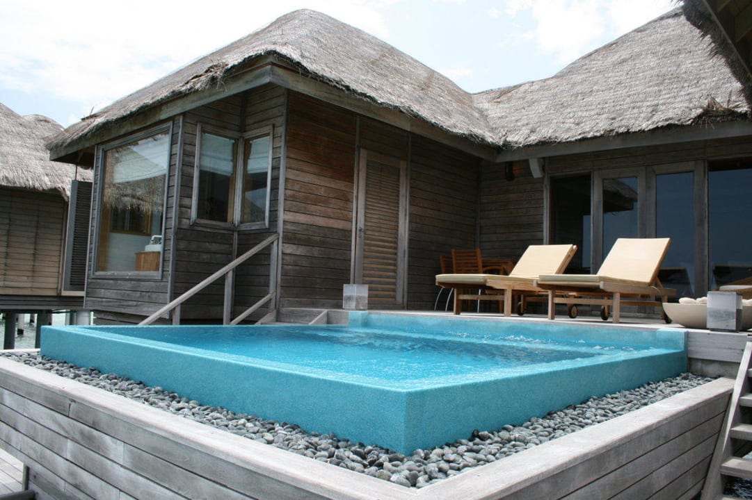 Blick von der Terrasse (aufs Haus) Huvafen Fushi, Maldives