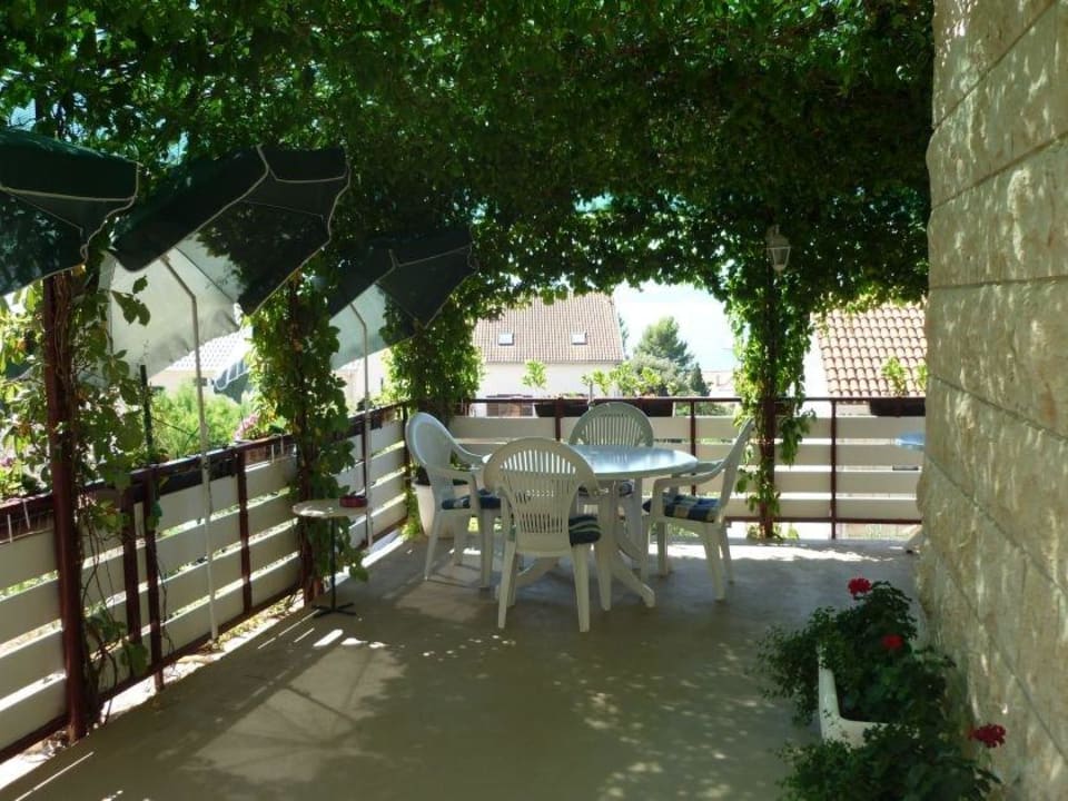 Terrasse zum Frühstücken House San Antonio