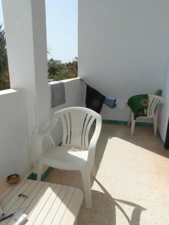 Gemütlicher Balkon Hotel Sangho Club Zarzis