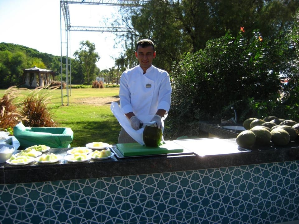Vormittags am Strand: Wassermelone Ali Bey Resort Sorgun