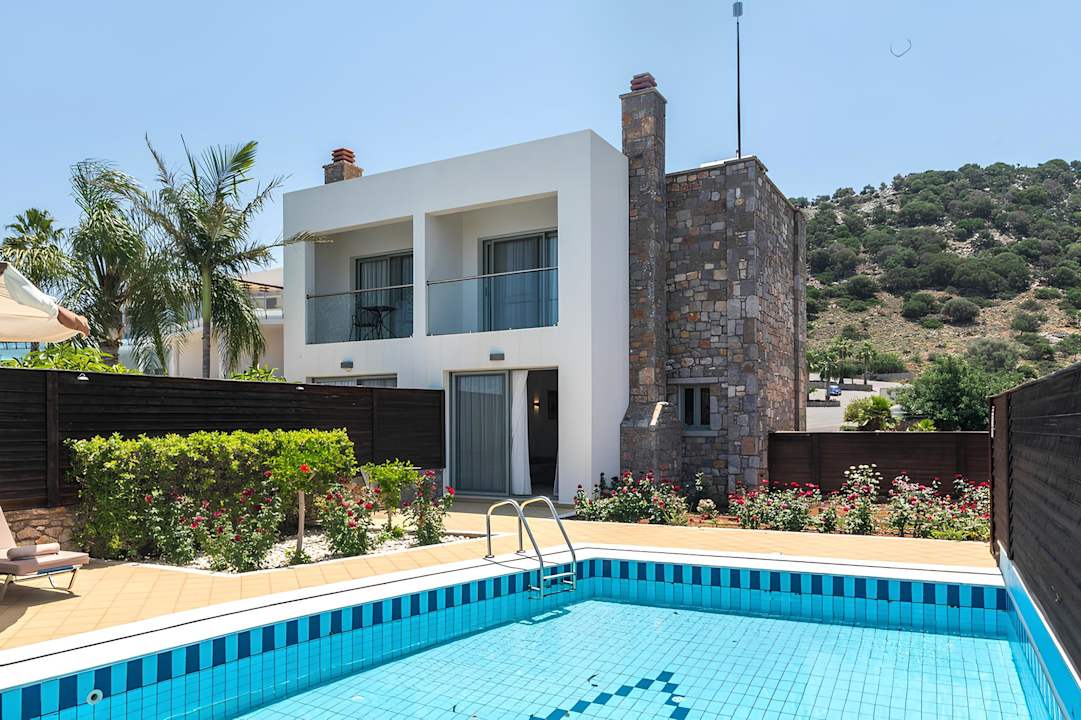 Pool The Noverian Scenic Crete 5 Star Hilltop Villa Resort & Spa