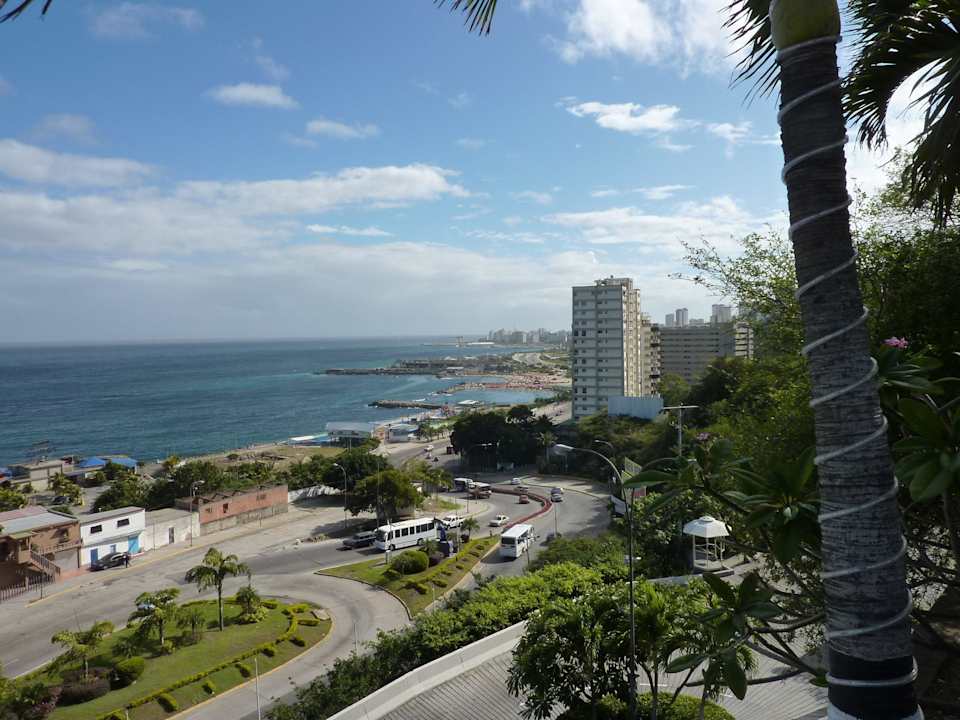 Blick aus dem Zimmer vom 7.Stock Hotel Ole Caribe
