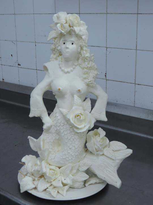 Deko für das Buffet Mahdia Beach & Aquapark