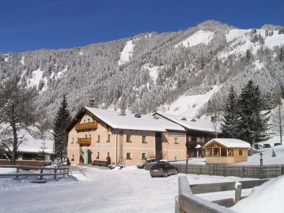 Gasthof zur Schütt im Winter Gasthof zur Schütt
