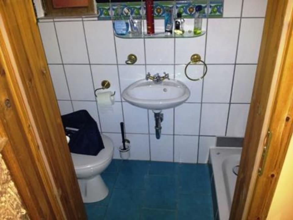 Zu kleines Badezimmer Landgasthof Ziegelstadel