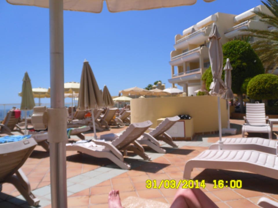 Teil der Sonnenterrasse Hotel Riu Palace Jandia