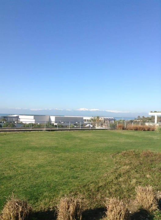 Ausblick beim Brühstücken / Terrasse 16+ Restaurant Voyage Belek Golf & Spa