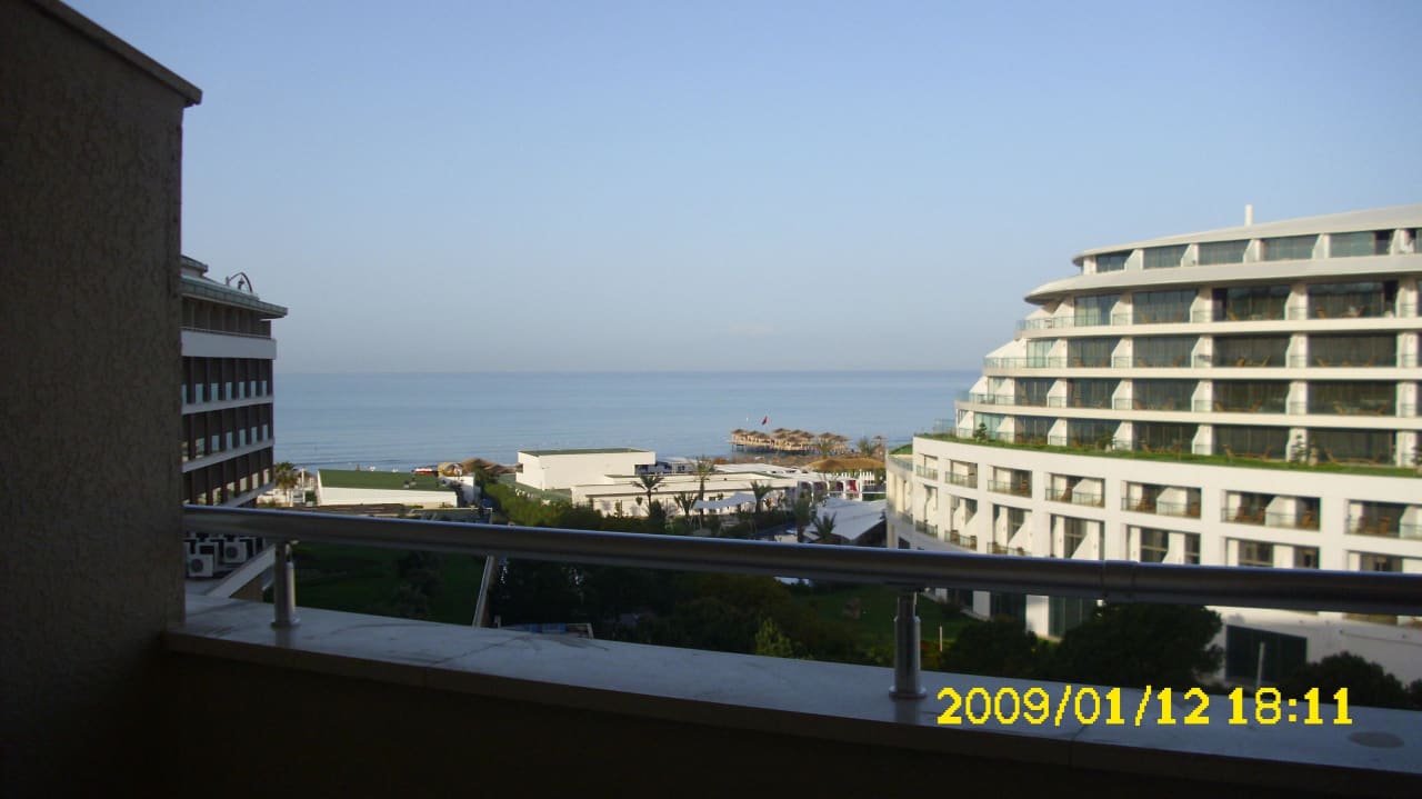 Blick aufs Maxx Royal und Meer Voyage Belek Golf & Spa