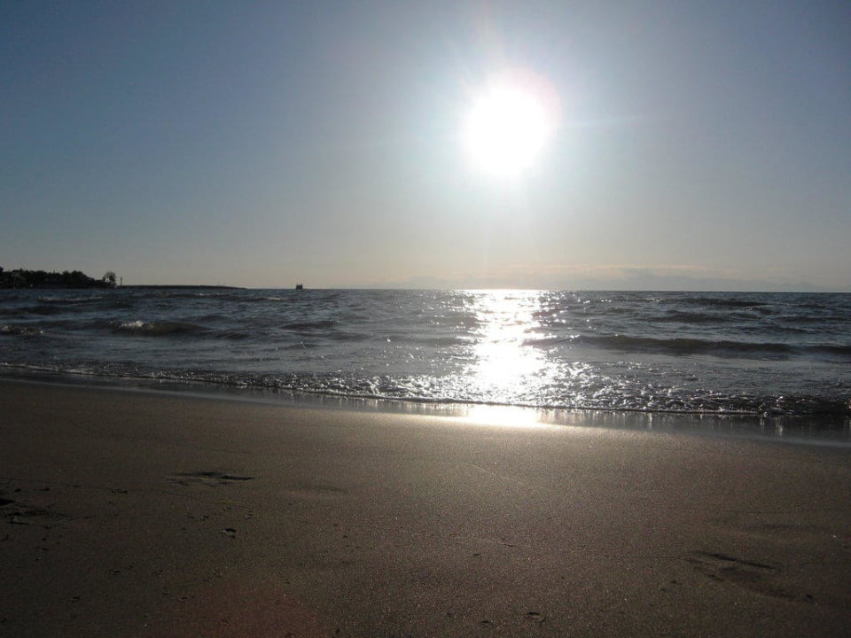 Sonnenuntergang Hotel Neptün/Neptun