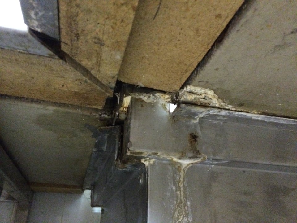 Unter den Arbeitsflächen Gasthof Alte Post