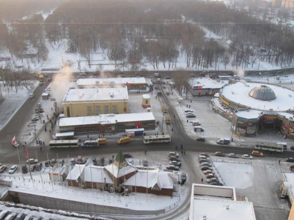 Blick vom Zimmerfenster Izmailovo Alfa Hotel