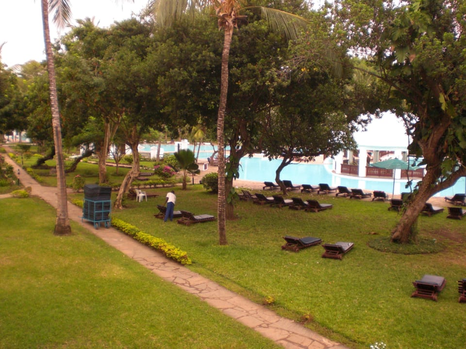 Liegewiese am Pool Hotel Southern Palms Beach Resort