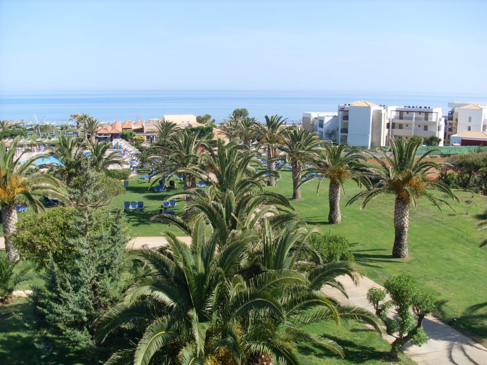 Von unserem Zimmer Blick auf die Anlage Anissa Beach & Village