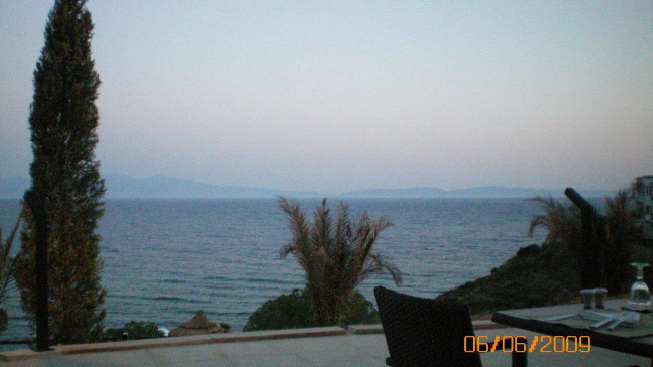 Ausblick vom Rstaurant (Italiener) Aria Claros Beach & Spa Resort