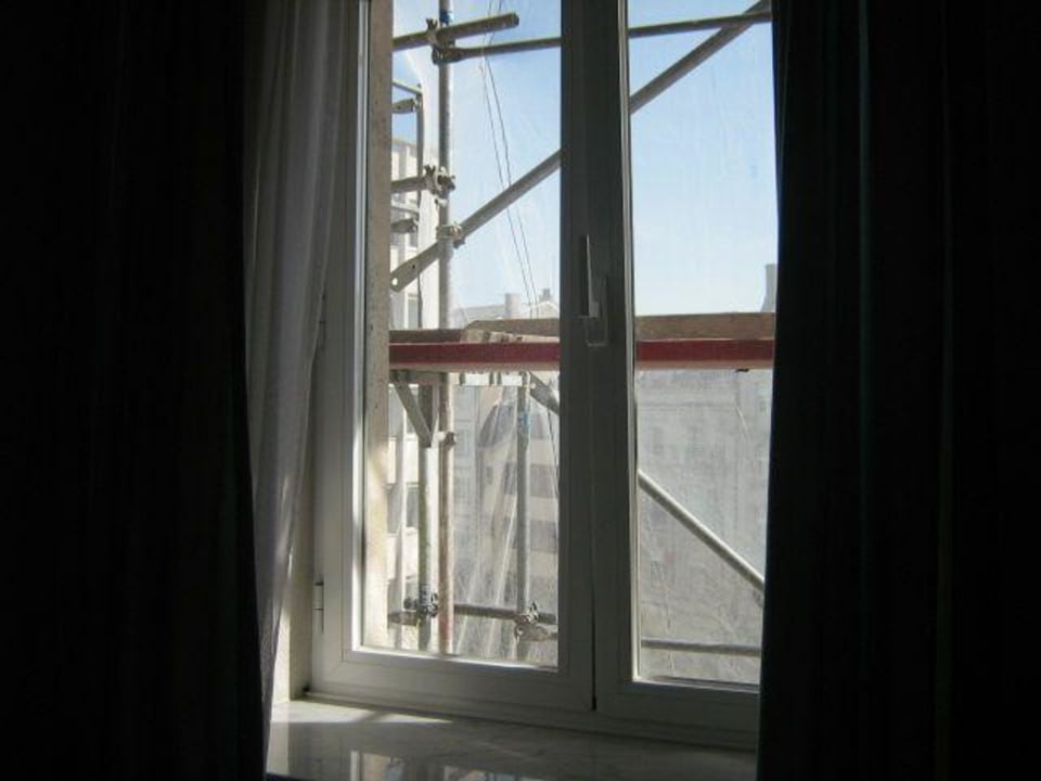 Blick aus dem Fenster Hotel City