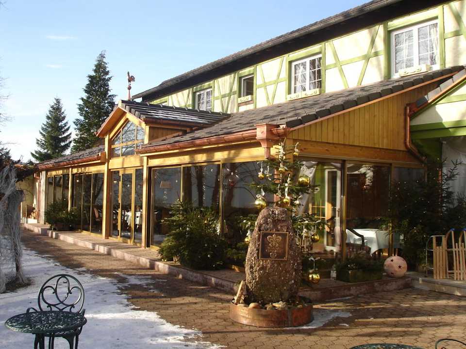 La véranda pour les petits-déjeuner Hostellerie La Cheneaudière - Relais & Châteaux