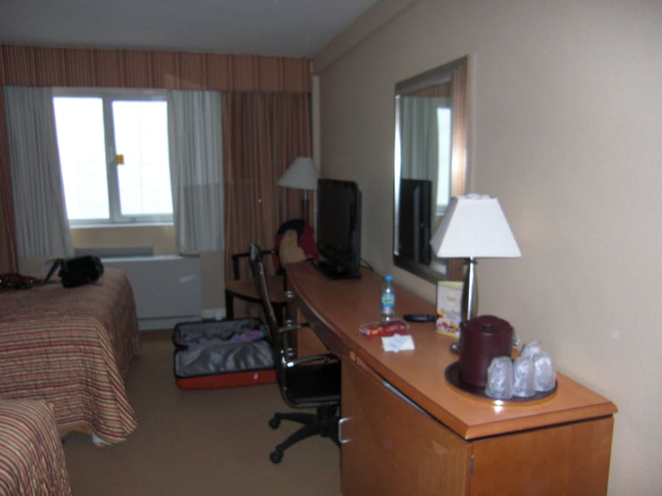 Fernseher und Bar The Skyline Hotel New York