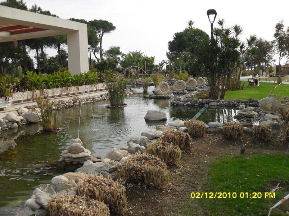 Fischteich vor dem Hauptrestaurant Ela Excellence Resort Belek