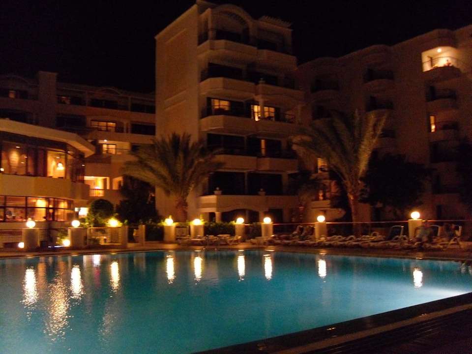 Night time at the pool SUNRISE Holidays Resort (Adults Only)