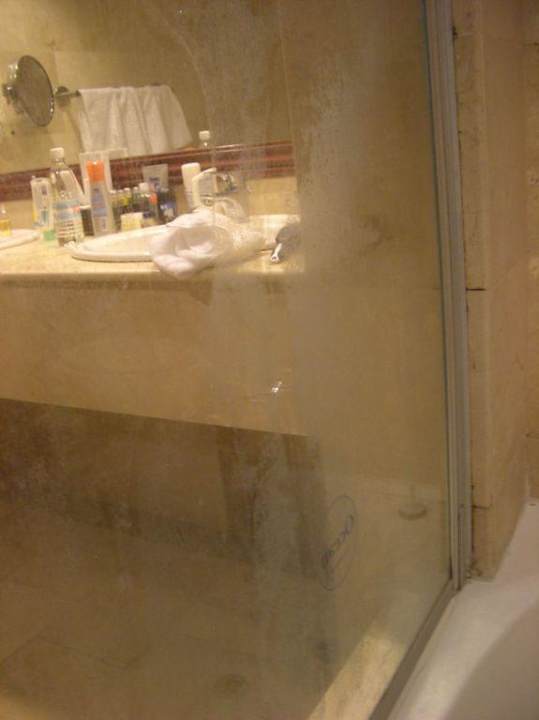 Verdreckte Duschwand Ocean Blue & Sand