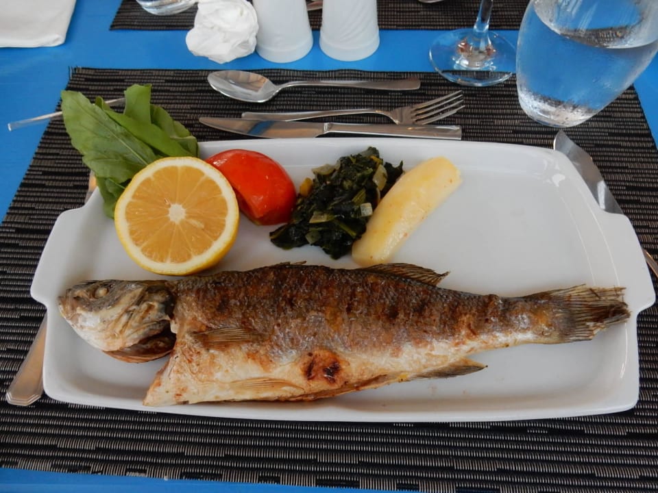 "lecker" im Fischrestaurant PALOMA Perissia