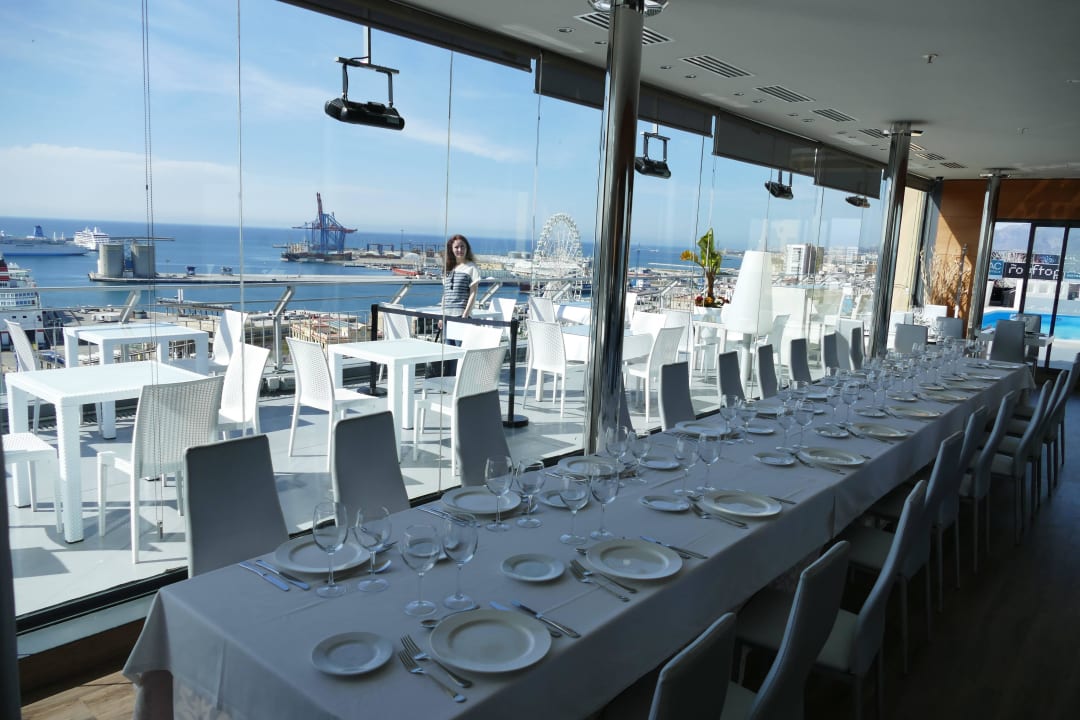 Dachterrasse Hotel Ac Malaga Palacio