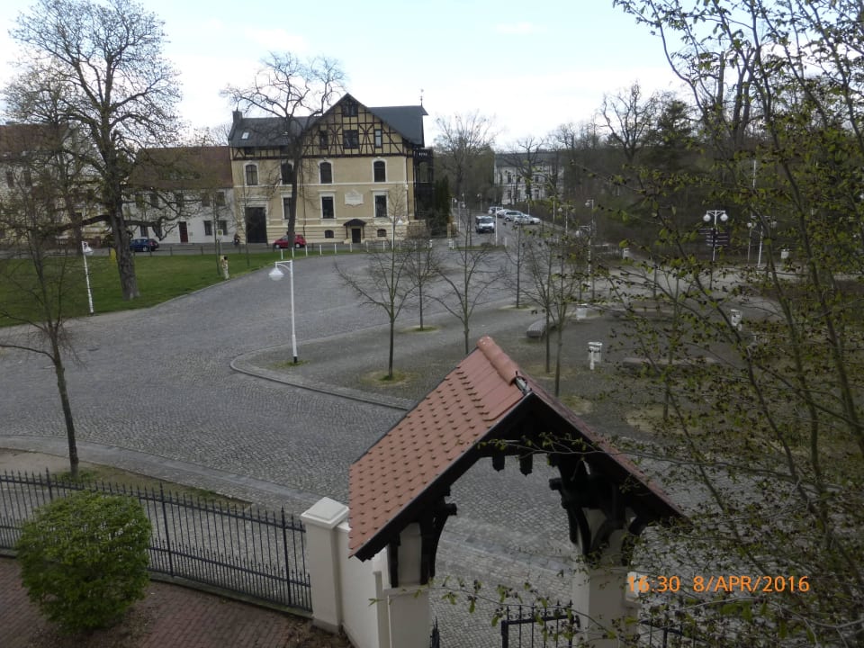 Ausblick in Richtung Kurpark Hotel Am Kurpark