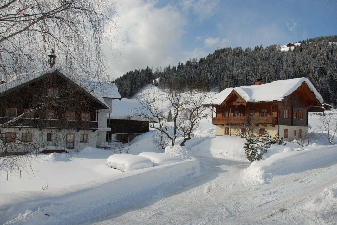 Winterlandschaft Bauernhof Neuhof