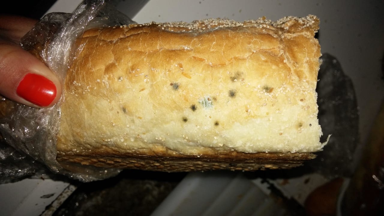 Verschimmeltes Brot im Restaurant Ramada Resort by Wyndham Side
