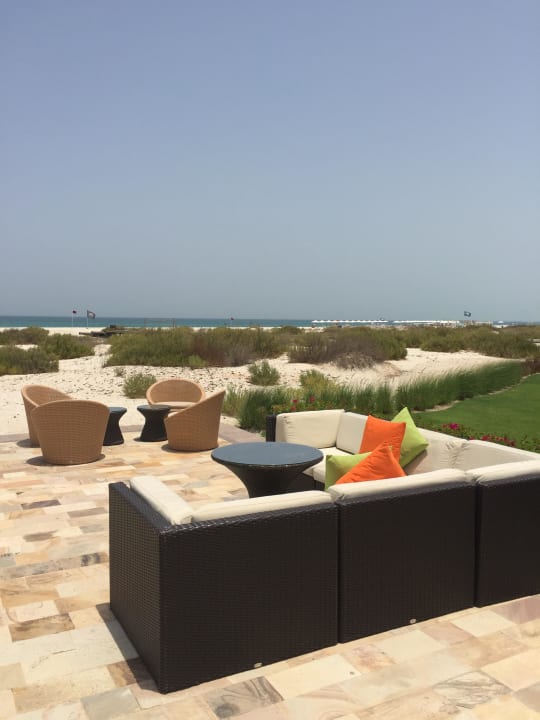 Terrasse vom Beach House Park Hyatt Abu Dhabi Hotel and Villas