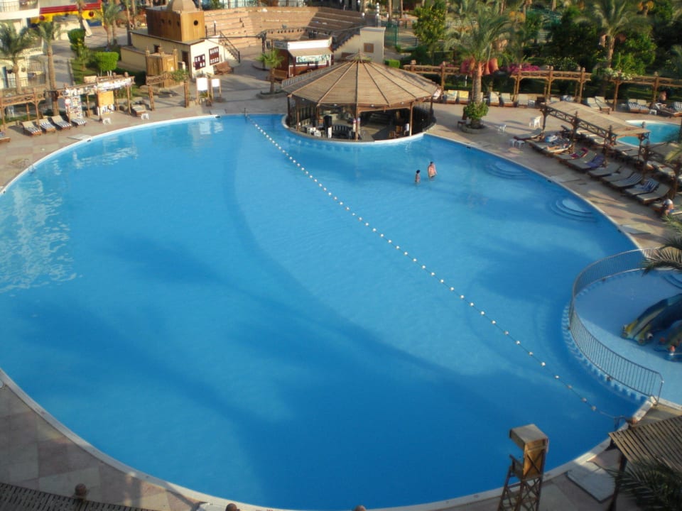 Aussicht vom Balkon Le Jardin Aqua Park Resort
