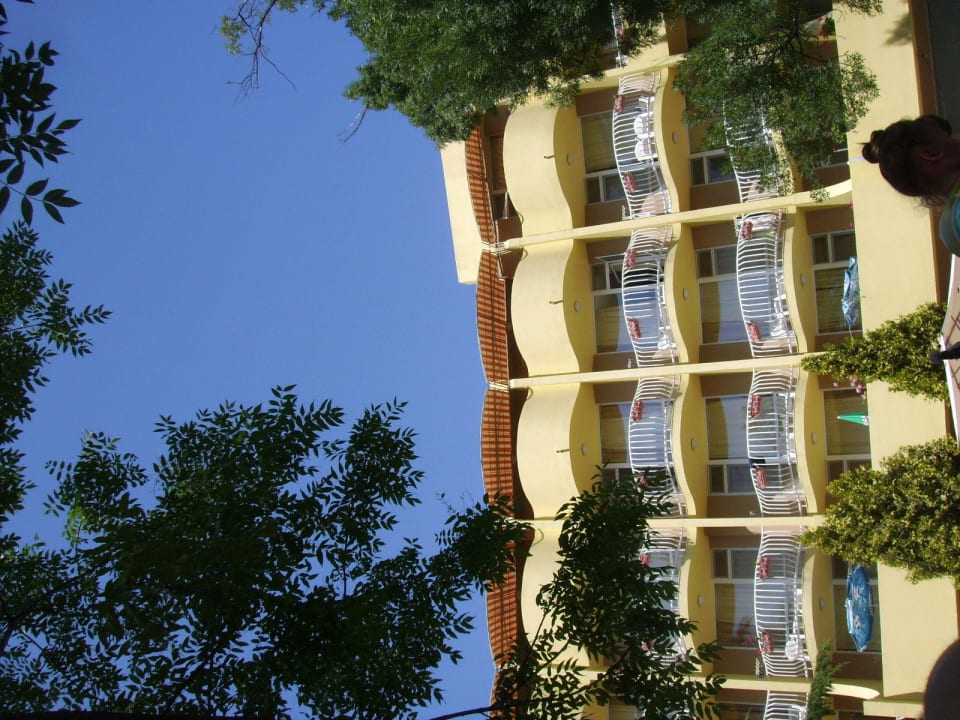 Blick vom Pool auf die Zimmer  HVD Club Bor