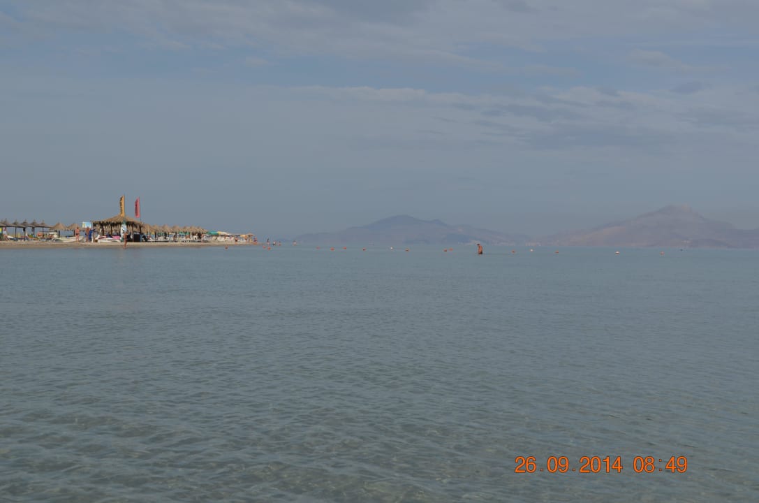 Szeroka piaszczysta plaża Ilios K Village Resort