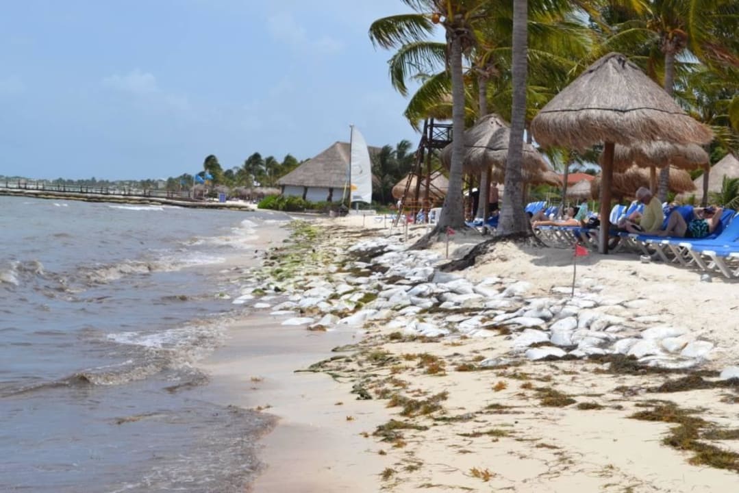 Strandblick nach rechts schlechter Tag BlueBay Grand Esmeralda