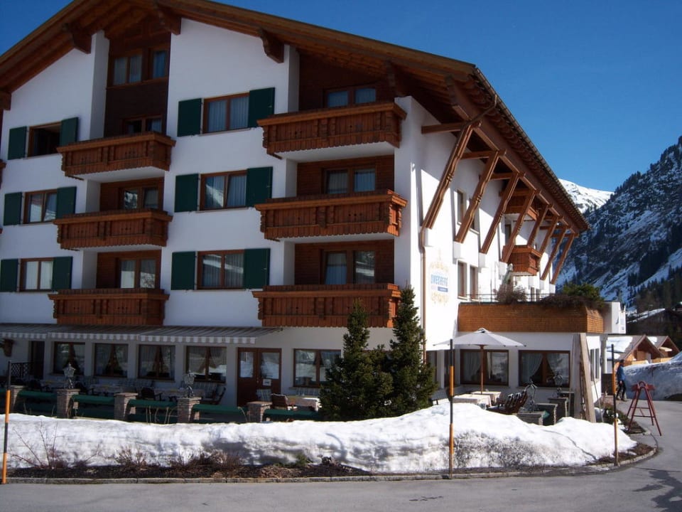 Rückseite des Hotels Hotel Omesberg